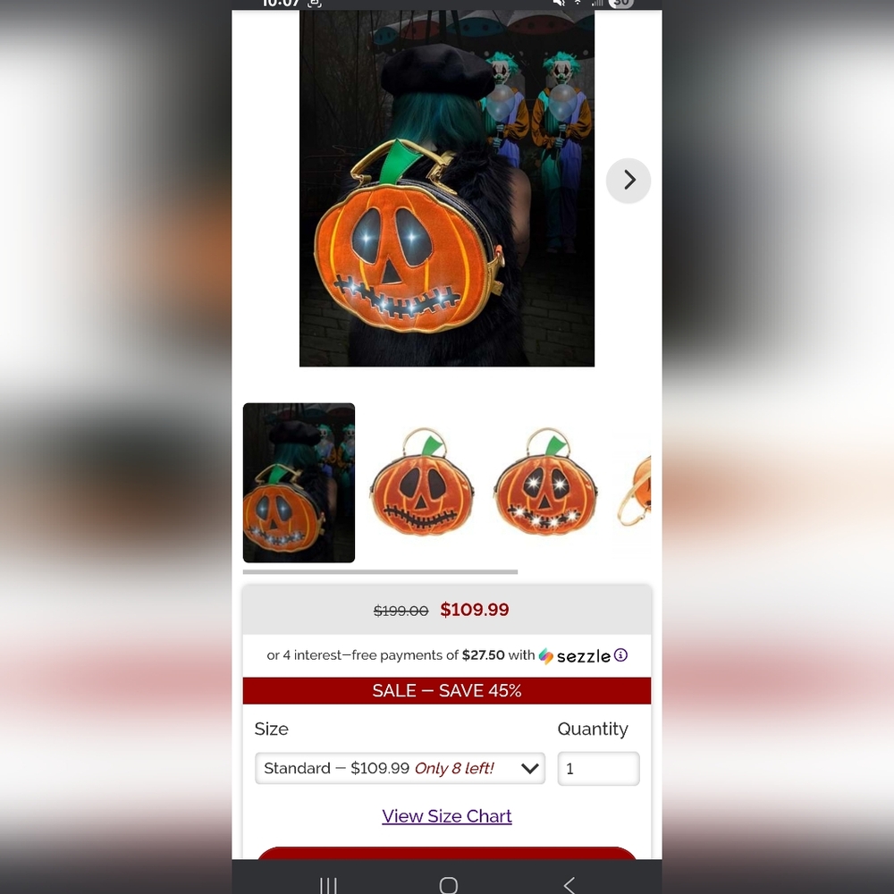 Pumpkin Halloween Bavkpack Irregular Choice
